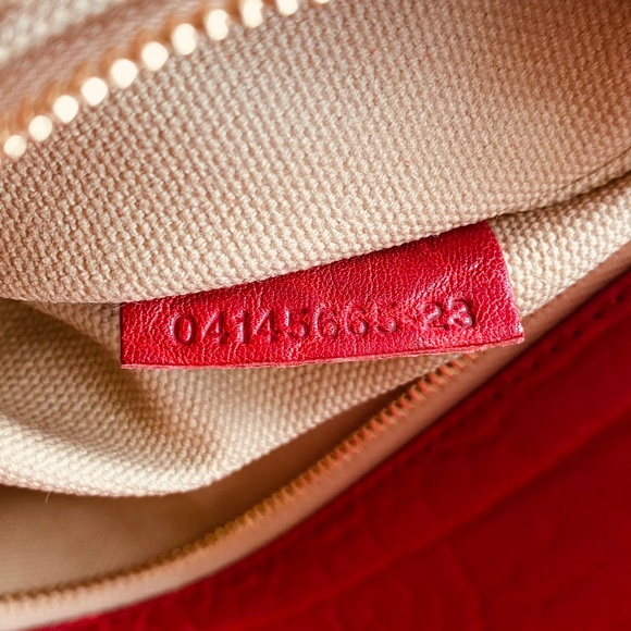 Chloe Dree RED Pebbled Leather Satchel Handbag - Picture 13 of 16